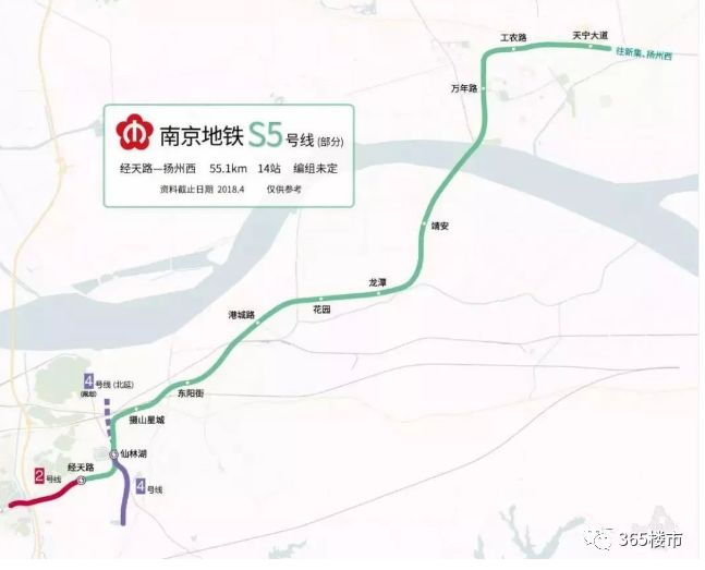 近期,宁扬城际最新线路示意图流出.