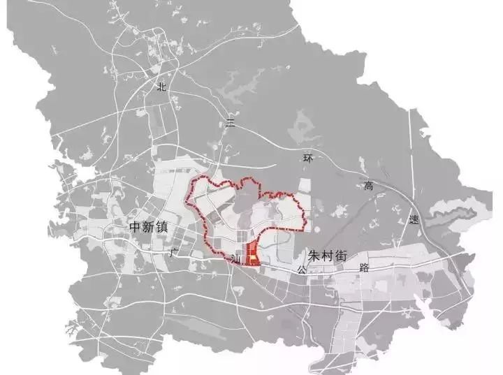 △广州科教城区位图