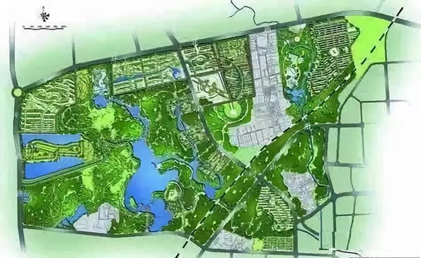 郑州潮河湿地公园规划图片