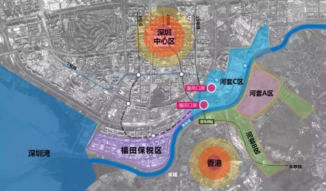 5平方公里土地,呼应港深创新与科技园的开发建设,为深圳参与提供前沿